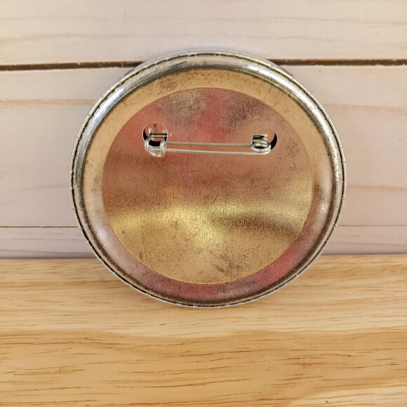 Disneyland 35th Anniversary Pinback Button Mickey Sorcerer Hat 1990 Memorabilia - Picture 2 of 3